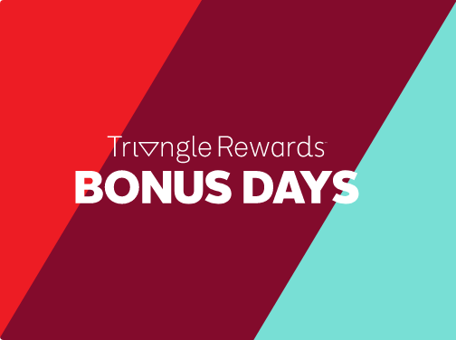 Triangle rewards bonus days