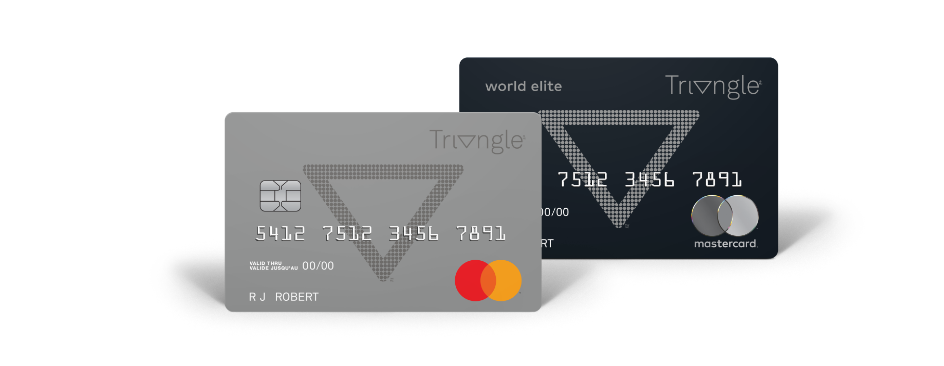Triangle credit cards