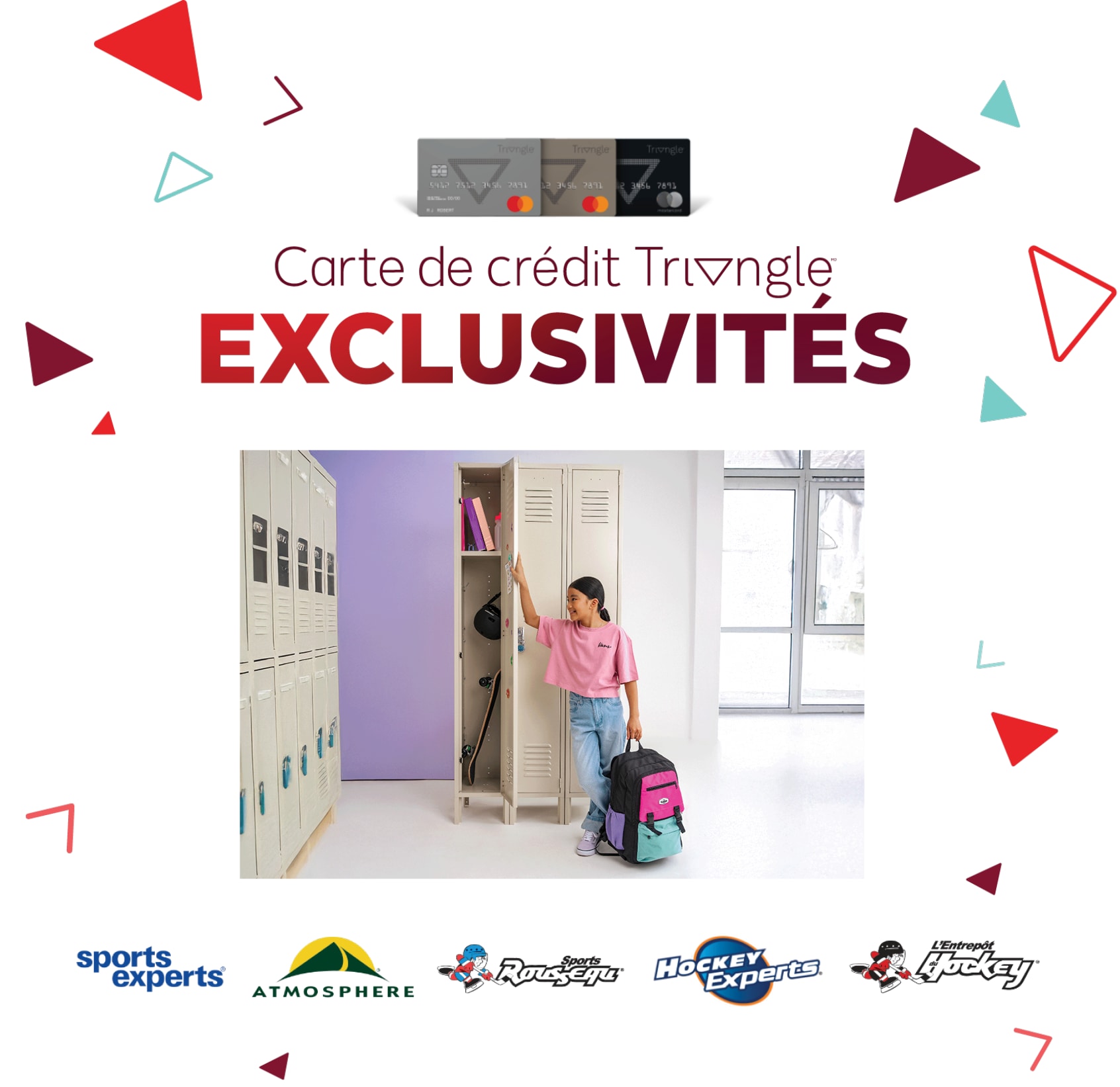 Carte de crédit Triangle Exclusivités