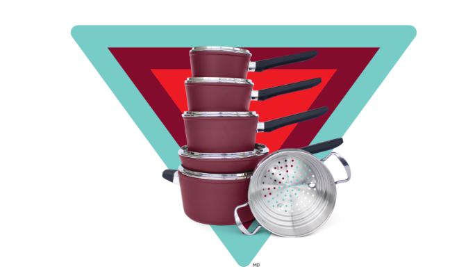 Batterie de cuisine Paderno Classique : 699,99 $