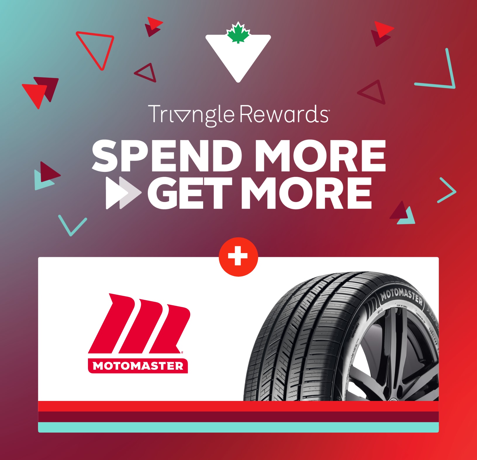 Triangle rewards Spend and Get image