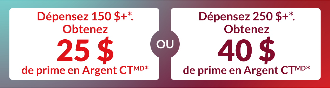 Apprenez-en davantage sur cette offre Récompenses Triangle.