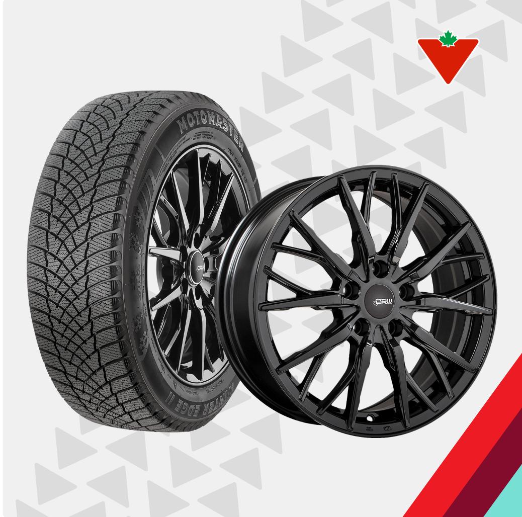 Obtenez 20x l’Argent CTMD* en prime sur tous les achats admissibles de pneus et de jantes