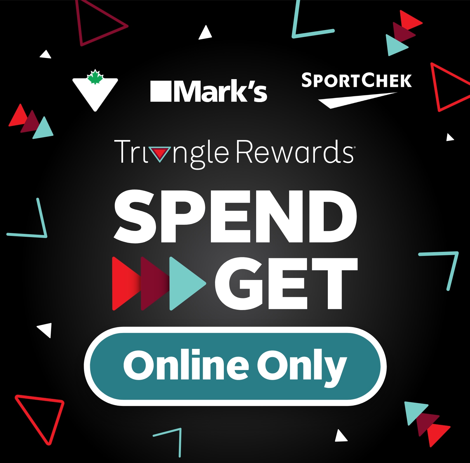 Triangle rewards Spend and Get image