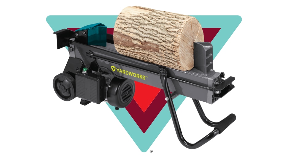 Yardworks 65558 5-Ton 1-3/4 HP Duo Cut Electric