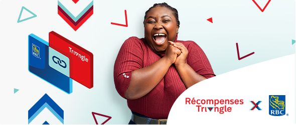 Obtenez 3x† l’Argent CTMD lorsque vous liez, scannez et payez chez L’Équipeur avec Récompenses TriangleMD et RBCMD.